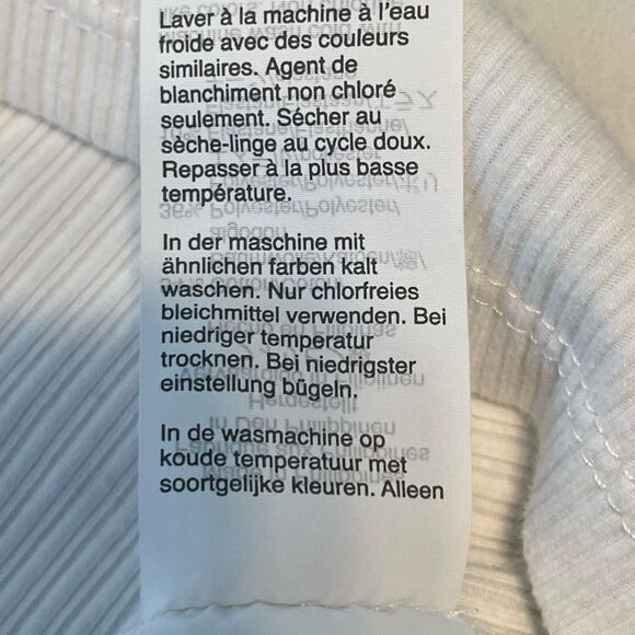 J. Crew Ruffle Shoulder Ribbed Tank Top White Knit Sleeveless Scoop Neck S - Picture 6 of 6